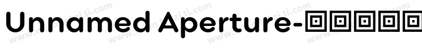 Unnamed Aperture字体转换